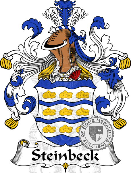 Wappen der Familie Steinbeck   ref: 31880