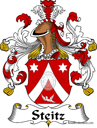 Coat of arms of family Steitz   ref: 31887