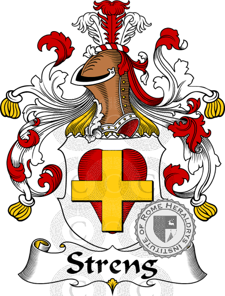 Coat of arms of family Streng   ref: 31917
