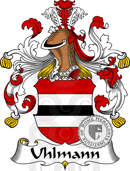 Coat of arms of family Uhlmann   ref: 31973