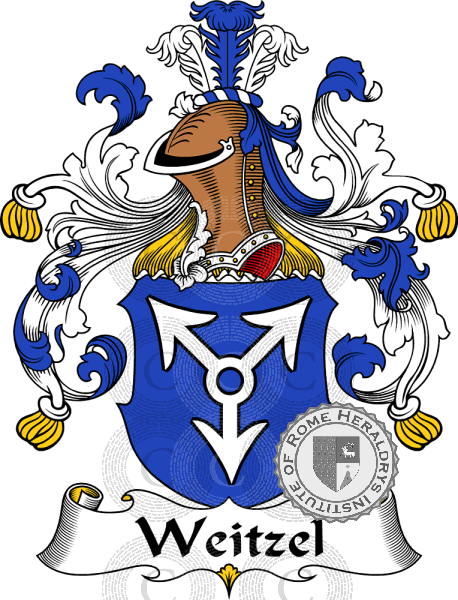 Coat of arms of family Weitzel   ref: 32050