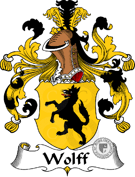 Coat of arms of family Wolff