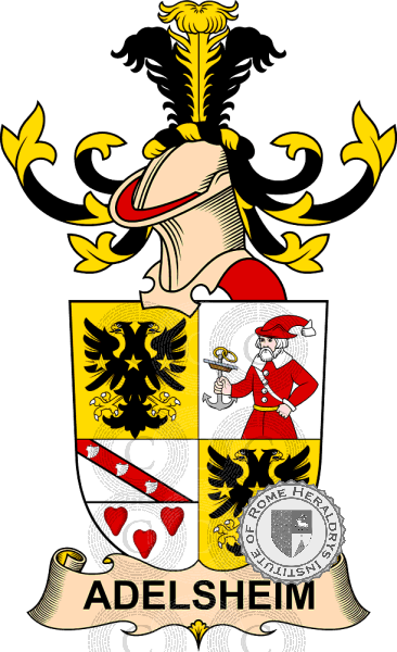 Escudo de la familia Adelsheim   ref: 32112