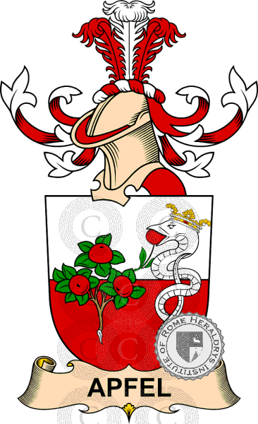 Coat of arms of family Apfel