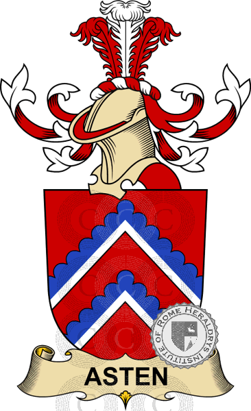 Wappen der Familie Asten   ref: 32146