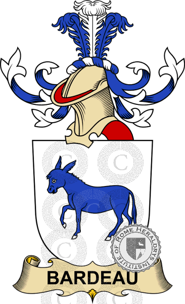 Wappen der Familie Bardeau