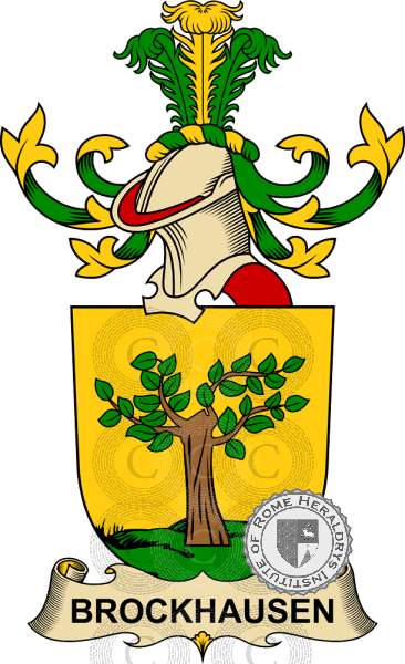 Wappen der Familie Brockhausen   ref: 32224