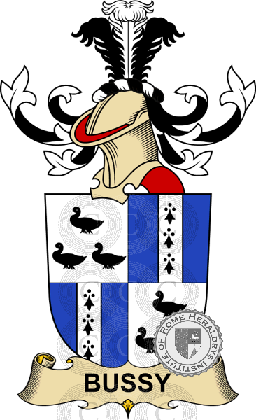 Wappen der Familie Bussy de Mignot   ref: 32234