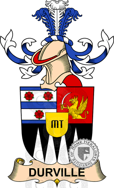 Wappen der Familie Durville   ref: 32289