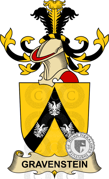 Wappen der Familie Gravenstein   ref: 32382