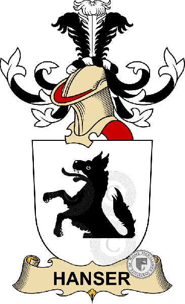 Wappen der Familie Hanser
