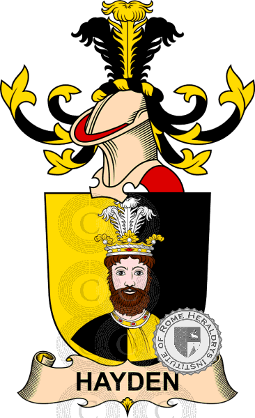 Coat of arms of family Hayden (de Gundersdorf)   ref: 32424