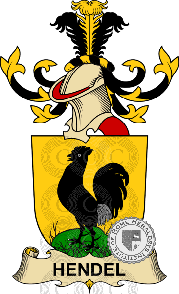 Wappen der Familie Hendel   ref: 32433