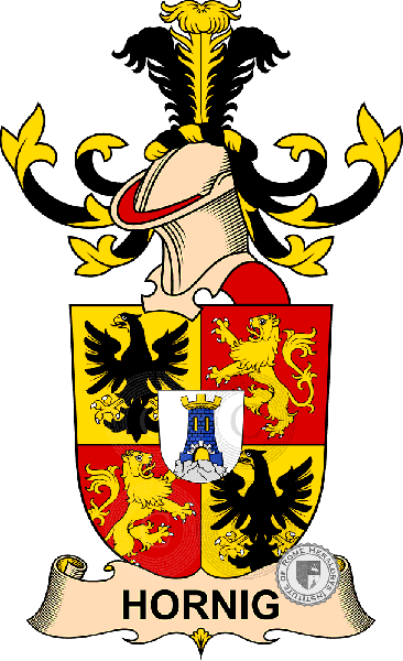 Coat of arms of family Hornig