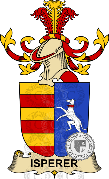 Coat of arms of family Isperer   ref: 32472