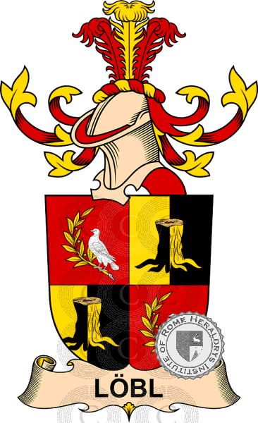 Escudo de la familia Löbl   ref: 32568