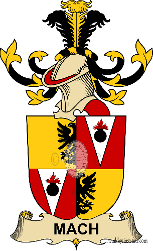 Coat of arms of family Mach   ref: 32572