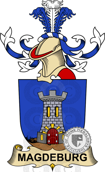 Wappen der Familie Magdeburg   ref: 32574