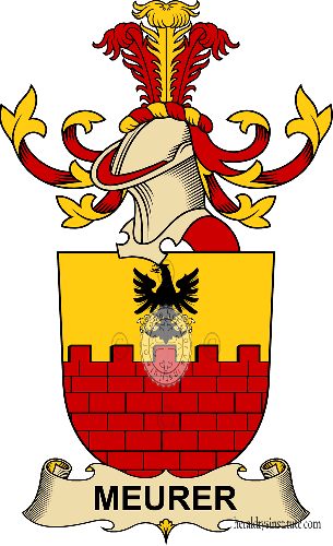 Wappen der Familie Meurer   ref: 32609