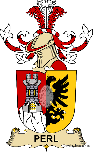 Wappen der Familie Perl (de Hildrichsburg)   ref: 32661