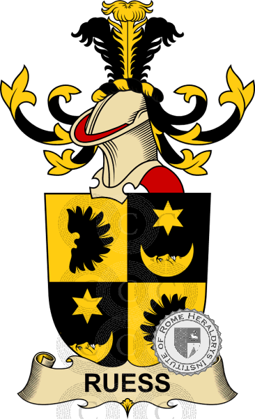 Wappen der Familie Ruess   ref: 32759