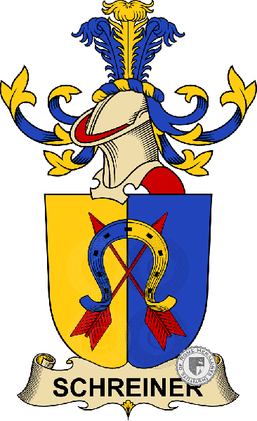 Coat of arms of family Schreiner