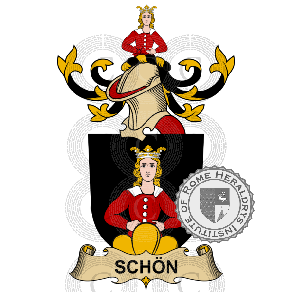 Coat of arms of family Schön