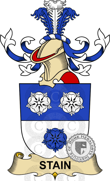 Wappen der Familie Stain   ref: 32828