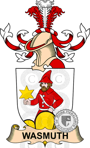 Wappen der Familie Wasmuth   ref: 32914