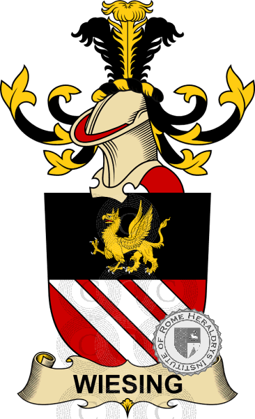 Wappen der Familie Wiesing   ref: 32947