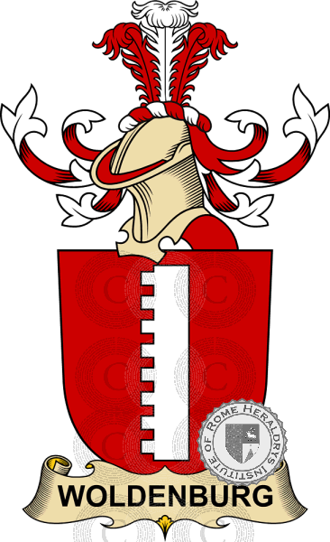 Coat of arms of family Woldenburg   ref: 32956