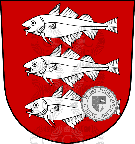 Coat of arms of family Ehrenfels   ref: 33135