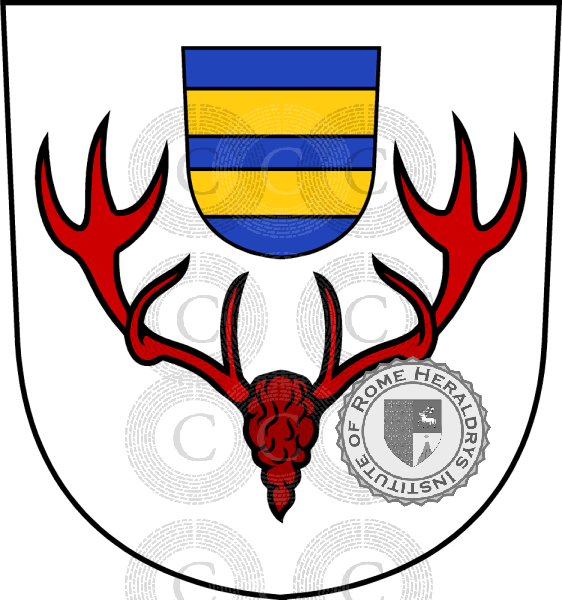 Escudo de la familia Eiskirchen dit Rayner   ref: 33137