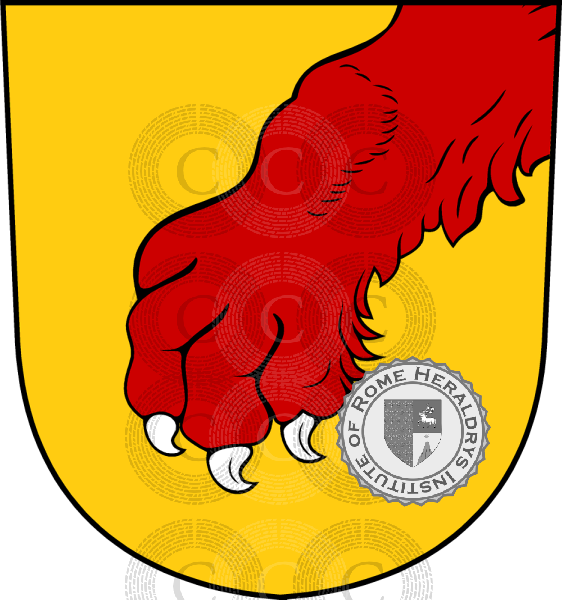 Wappen der Familie Ergow   ref: 33150