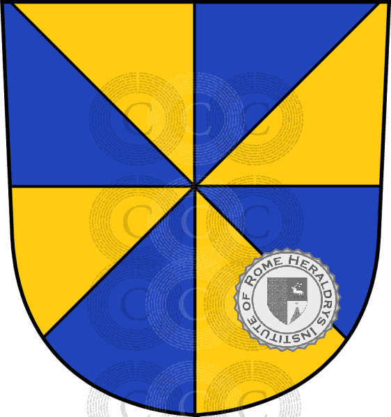 Coat of arms of family Hegnow   ref: 33262