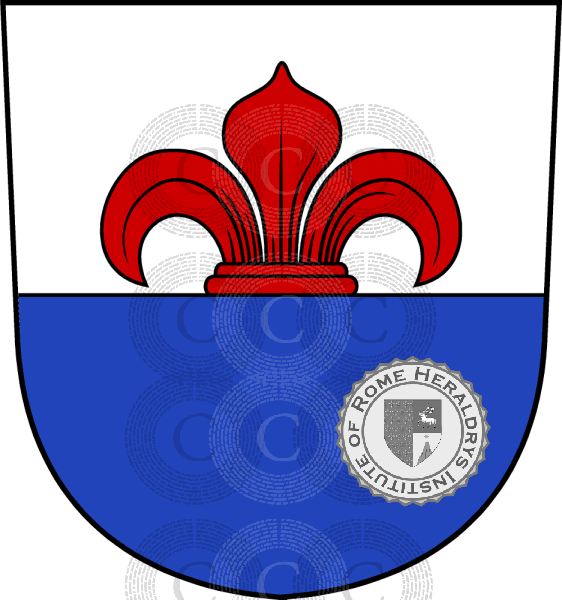 Coat of arms of family Hertenberg   ref: 33269