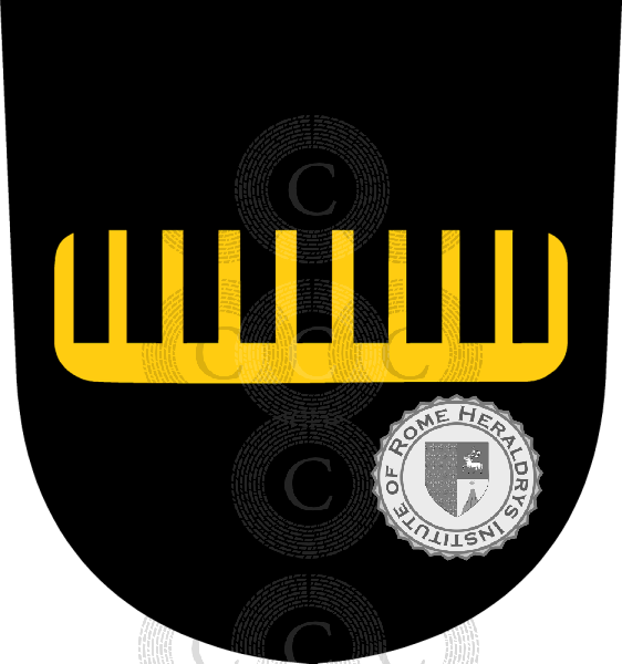 Coat of arms of family Kemloten   ref: 33342