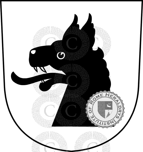 Coat of arms of family Wülffingen (Bons)   ref: 33843