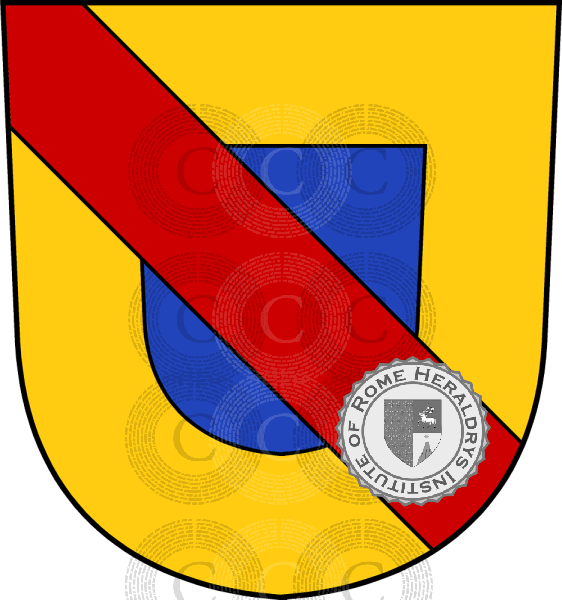 Coat of arms of family Ziegenberg (Bons)   ref: 33853