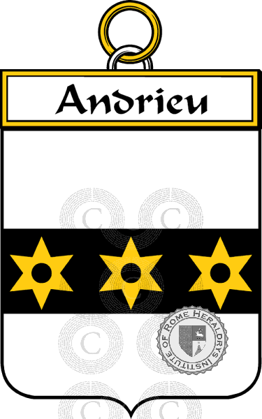 Escudo de la familia Andrieu   ref: 33906