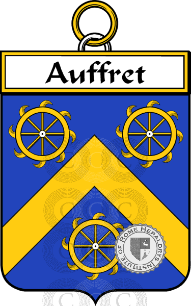 Brasão da família Auffret   ref: 33937