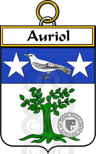 Coat of arms of family Auriol   ref: 33943