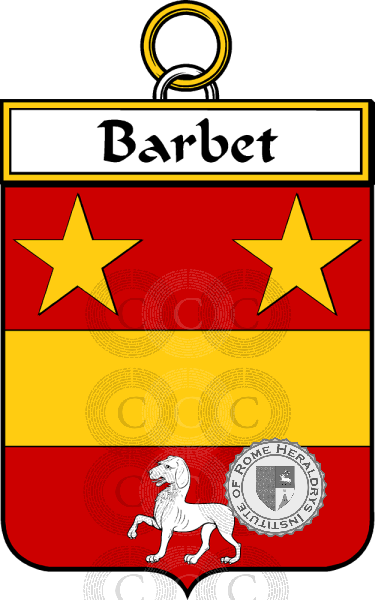 Escudo de la familia Barbet   ref: 33969