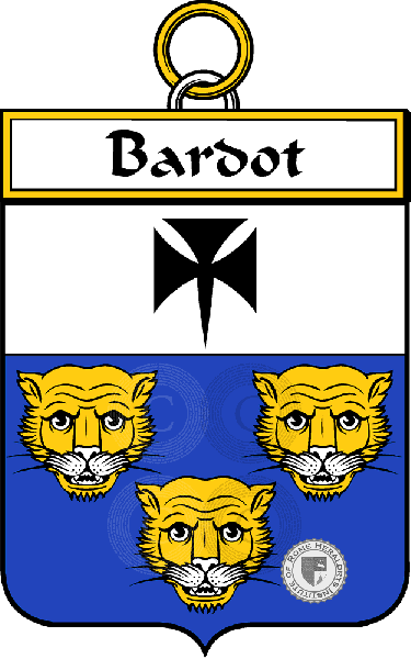 Wappen der Familie Bardot   ref: 33977