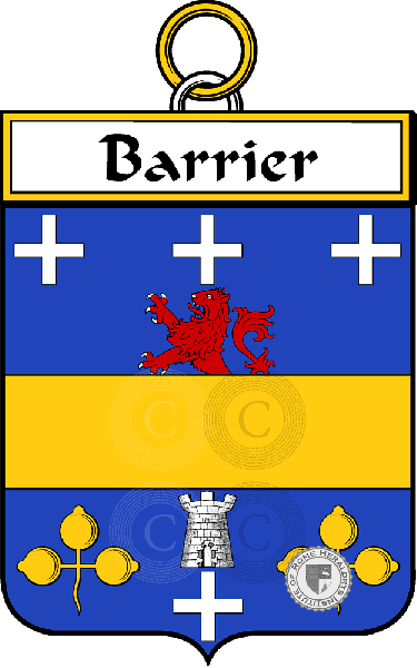 Coat of arms of family Barrier