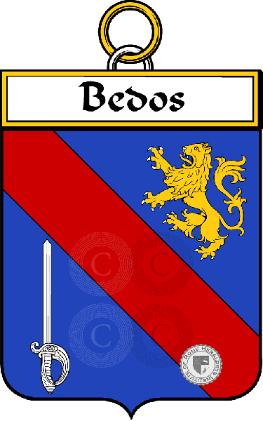 Coat of arms of family Bedos