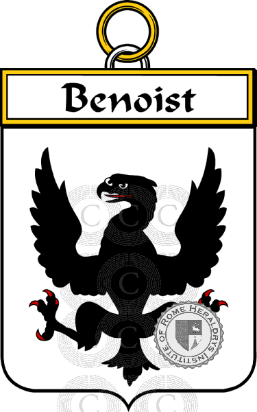 Escudo de la familia Benoist   ref: 34045