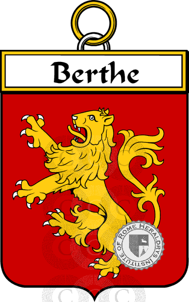 Coat of arms of family Berthe