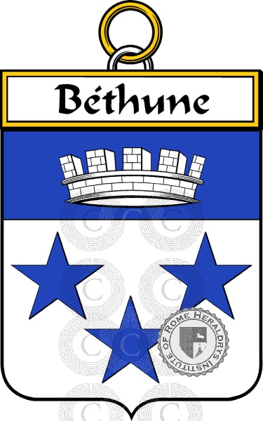 Coat of arms of family Béthune