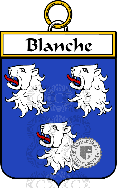 Escudo de la familia Blanche   ref: 34095